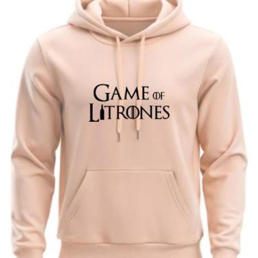 Imagem de Moletom Com Capoz Estampado Game Of Lithones - Hs, Bege, g