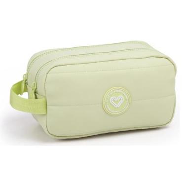 Imagem de Estojo Duplo 100 Pens Organizador Feminino Juvenil Escolar - Seanite