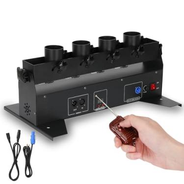 Imagem de Yhaofu Máquina Profissional De Lançamento De Canhão De Confete, Soprador De Confete Com Controle Remoto/Dmx Para Casamentos, Discotecas, Clubes, Palcos De Shows E Festas Máquina De Confete Com Capac
