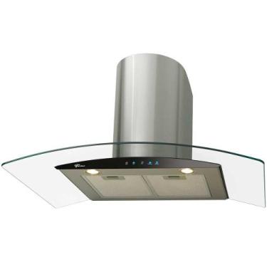 Imagem de Coifa de Parede Talent Touch 90cm Vidro Digital Fischer, Preto, 110V