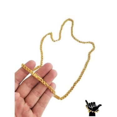 Imagem de Corrente Friso 5Mm - Banhada A Ouro 18K - Tojoia18K