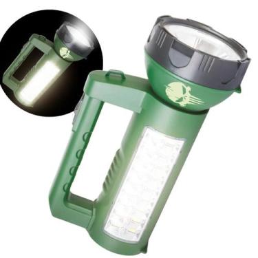 Imagem de Lanterna Holofote Lampião Caveira Trilha 50W Recarregável - DP. LED LI