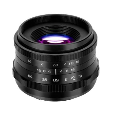 Imagem de JINTU Lente de retrato manual F1.2 de 35 mm com abertura grande APS-C compatível com câmeras sem espelho Sony E-Mount A6000 A6100 A6600 A6400 A6500 A5000 A5100 A6300 NEX 3 5R A7IV A7II A7III A7RIRI.