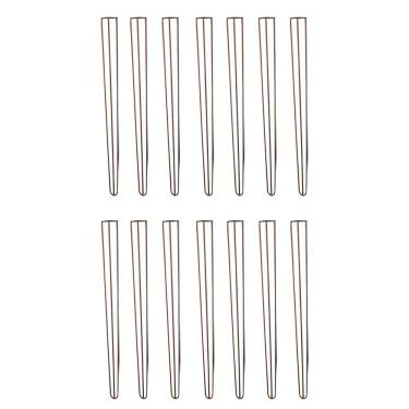 Imagem de Kit 14 Pés De Metal 90 Cm Hairpin Legs Aparador E Mesa De Canto Bronze G41