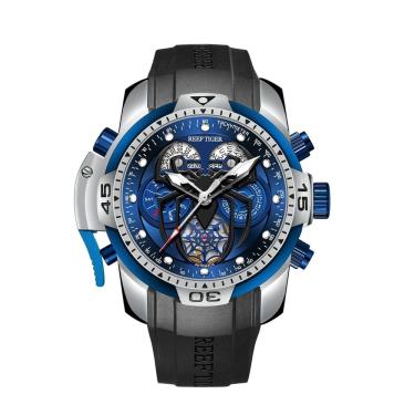 Imagem de Relógio Masculino Reef Tiger Rga3532sp à Prova D'água Preto