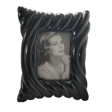 Imagem de Porta Retrato Preto Metal 27Cm X 21Cm