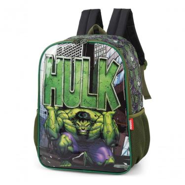 Imagem de Mochila Costas Infantil Avengers Vingadores Escolar Hulk Luxcel