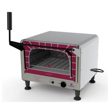 Imagem de Forno Refratário Mini Chef Progás Elétrico Aço Inox Prpe-400 Style 220v