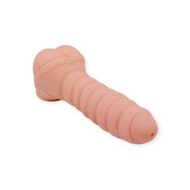 Imagem de Masturbador Masculino Com Vibração Crazy Bull Stronger Man - Ly Baile - Bege