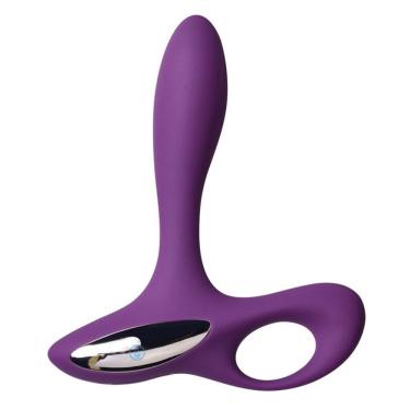 Imagem de Estimulador De Próstata Recarregável Com 10 Vibrações - Roxo