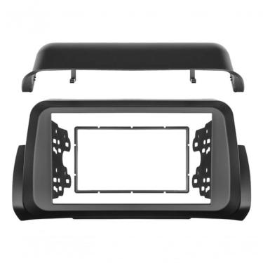 Imagem de Moldura Multimidia 2 Din Fiat Argo Cronos 2018 A 2020 Cor Preto