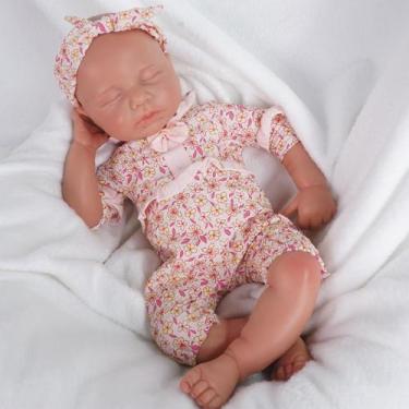 Imagem de Silicone Reborn Baby Doll YaLuoqian, redução realista de 1:1