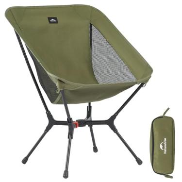 Imagem de Naturehike YL01 Cadeira de acampamento de encaixe, estrutura de configuração de 1 segundo, capacidade de 200 kg, cadeira de mochila portátil com bolsa de armazenamento, cadeira de acampamento dobrável