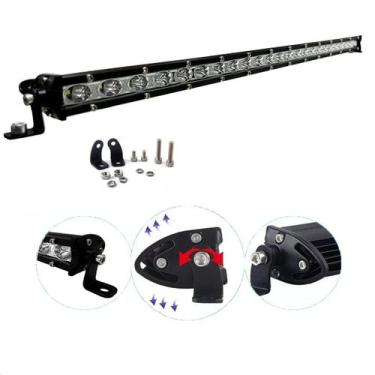 Imagem de Farol Led Auxiliar 72w 66cm Barra de LED SLIM grade troller Rally OffR