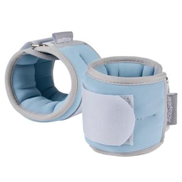 Imagem de AceSpear Conjuntos de pesos de tornozelo para homens, mulheres e crianças, 400 g, 1,4 kg, 1,8 kg, 2,3 kg, pesos de perna, braço, pulso, academia, para exercícios de pé, treino, caminhada, corrida