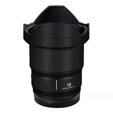 Imagem de Película para câmera protetor de lentes antirarranhões adesivo para Panasonic Lumix S 18 mm F1.8 18 1.8 (preto fosco)