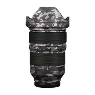 Imagem de Adesivo de câmera antiarranhões com tampa de lente para Panasonic Lumix S 24-70 mm F2.8 Película protetora decalque protetor corporal 24-70 2.8 (Camuflagem de campo)