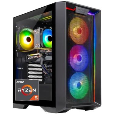 Imagem de Skytech Nebula Gaming PC Desktop, Ryzen 5 5500 3,6 GHz (4.2GHz Turbo Boost), NVIDIA RTX 3050 8GB GDDR6, 500GB SSD, 16GB DDR4 RAM 3200, 650W Gold PSU, Wi-Fi, Win 11