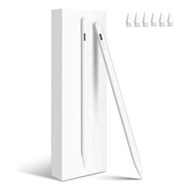 Imagem de Caneta Stylus para iPad Pencil 10ª geração, carregamento rápido com rejeição da palma e sensibilidade de inclinação, compatível com iPad 6/7/8/9/10/11, Pro 27.9 cm/32.8 cm/M4, Air