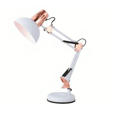 Imagem de LumináRia de Trabalho Articulada para Quarto(Branco c/rosé)