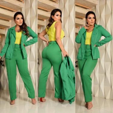 Imagem de Calça Neoprene corte alfaiataria P ao Gg (38 ao 48)