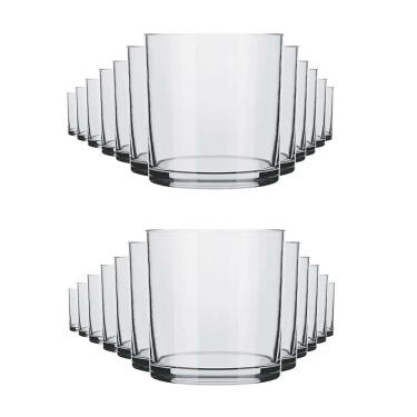 Imagem de Jogo 6 Copos Rocks Cylinder 320 ml Nadir Figueiredo