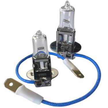 Imagem de 2 Lâmpadas H3 55 Watts Halógena Clear Original 12V 4200K - Luxus