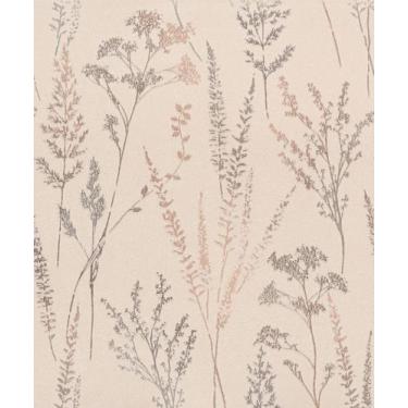 Imagem de Papel de Parede Time Floral Metalizado UI3205 - Grandeco