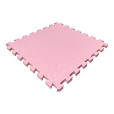 Imagem de Tatame Tapete EVA Loja da Maria 50x50x2cm 20mm Rosa Claro
