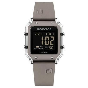 Imagem de Relógio Feminino Esportivo Multifuncional Digital 5atm A Prova D´agua Cinza