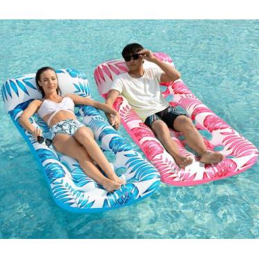 Imagem de Pacote com 2 unidades infláveis Pool Float Lounge Jasonwell para adult