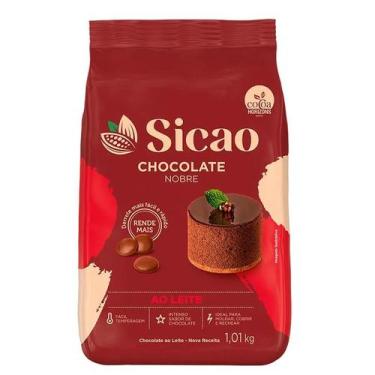 Imagem de Chocolate Nobre Ao Leite Gotas 1,01kg - Sicao