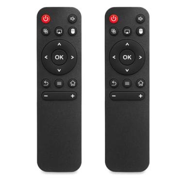 Imagem de Pacote com 2 controles remotos de substituição para mini projetor HY300 HY300Pro, compatível com Magcubic HY300Pro, HIPPUS HY300Pro, Aubor HY300Pro, Xgody HY300Pro/Gimbal 3/Gimbal 5, Maypug P1 Mini