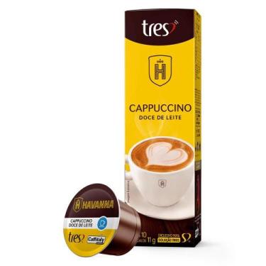 Imagem de Cápsula de Cappuccino Doce de Leite Havanna TRES, 10 Cápsulas, Doce de