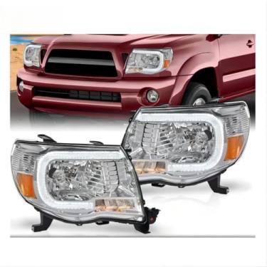 Imagem de Lâmpada de neblina esquerda direita LED luz diurna frontal LED conjunto de farol lâmpada ampla compatível com Tacoma 2005-2011 81150-04173 (esquerda)