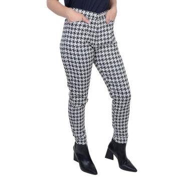 Imagem de Calça Feminina Biamar Pied de Poule Preta - 231.10-Feminino