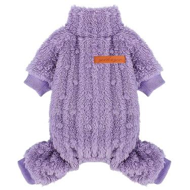 Imagem de Suéter de cachorro para cães pequenos, suéteres de cachorro XXS com gola rolê, pijamas para cachorrinhos pequenos, roupas para meninas e meninos, roupas de cachorro para clima frio, roupas Yorkie