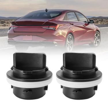 Imagem de BABERGOU Suporte de soquete de lâmpada de seta frontal compatível com KIA Soul Sportage Sorento compatível com Hyundai Tucson Elantra Sonata 92166-3K000