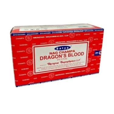 Imagem de Incenso Meditação Dragon Blood Massala Satya 12Cxs 12Var - Lua Mística