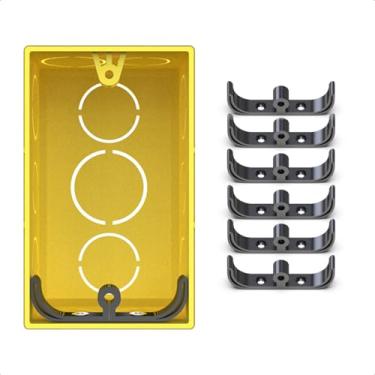 Imagem de Kit Reparo Salva Caixa Caixinha 4x2 Aba Luz Tomada 10 unid.