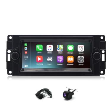 Imagem de Rádio estéreo Android 2G + 32G para Dodge RAM 1500 2500 3500 2006-2008, Dodge Durango 2004-2009 Chrysler 300 300C 2005-2007, Jeep Grand Cherokee 2005-2007, reprodutor de áudio automotivo com tela