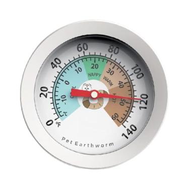 Imagem de MFMEXUL Termômetro de Solo Composto, aço Inoxidável Fácil, Termômetro de Gramado Prático, Ferramenta de Jardinagem para Jardim E