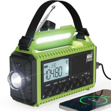 Imagem de Rádio de emergência Mesqool 5000 NOAA Weather Radio com AM/FM/SW