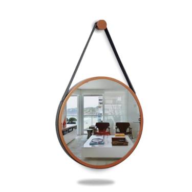 Imagem de ESPELHO ADNET REDONDO PREMIUM 60CM COBRE C/ALÇA PRETA