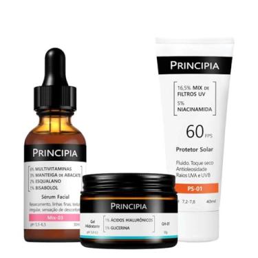 Imagem de PRINCIPIA Kit Mix-03 + GH-01 + Protetor Solar Facial PS-01 FPS 60
