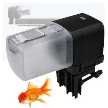 Imagem de Alimentador AutomáTico Dosador Comida Alimentador, dispensador automático de comida para peixes com WiFi de grande capacidade e tempo preciso, rotação de 360°
