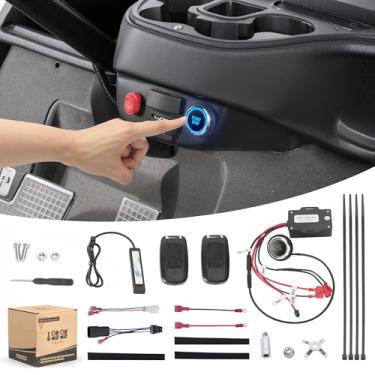 Imagem de 10L0L Interruptor de ignição sem chave para carrinho de golfe com controle remoto para carrinhos de golfe 12-48V EZGO TXT, Club Car DS/Precedente, Yamaha G22 / G29