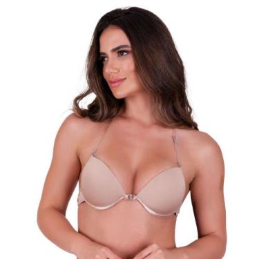 Imagem de Sutiã com Bojo Silicone Costa Nua Frente Única - NAKA MODAS, Bege, M