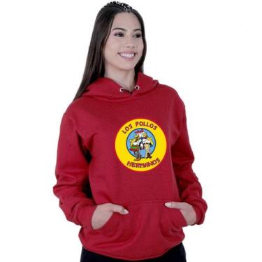 Imagem de Moletom Unissex Canguru Los Pollos Hermanos Breaking Bad - LAFRE, Bord