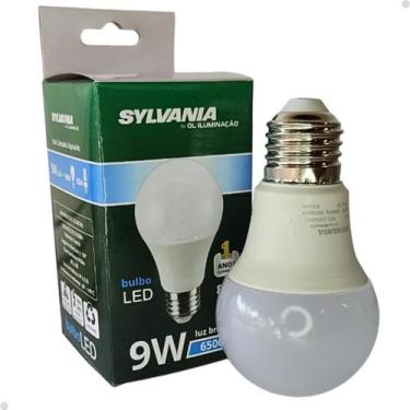 Imagem de Lampada Bulbo Led 9w Luz Branco 6500k E27 Bivolt Sylvania